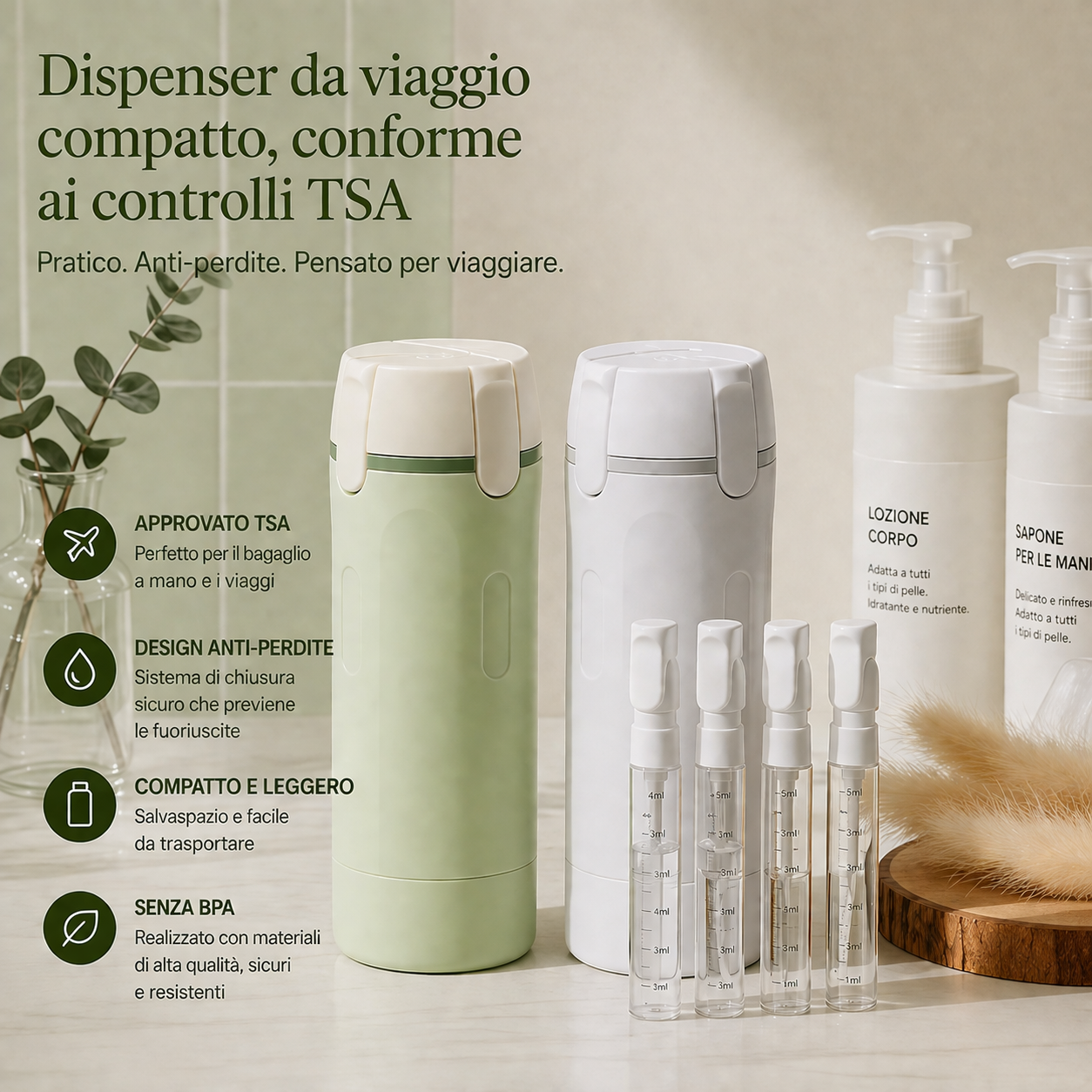 TripKit™ – Il Dispenser Intelligente 4-in-1